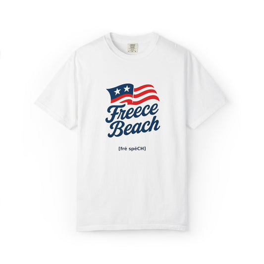 Patriotic Freece Beach T Shirt