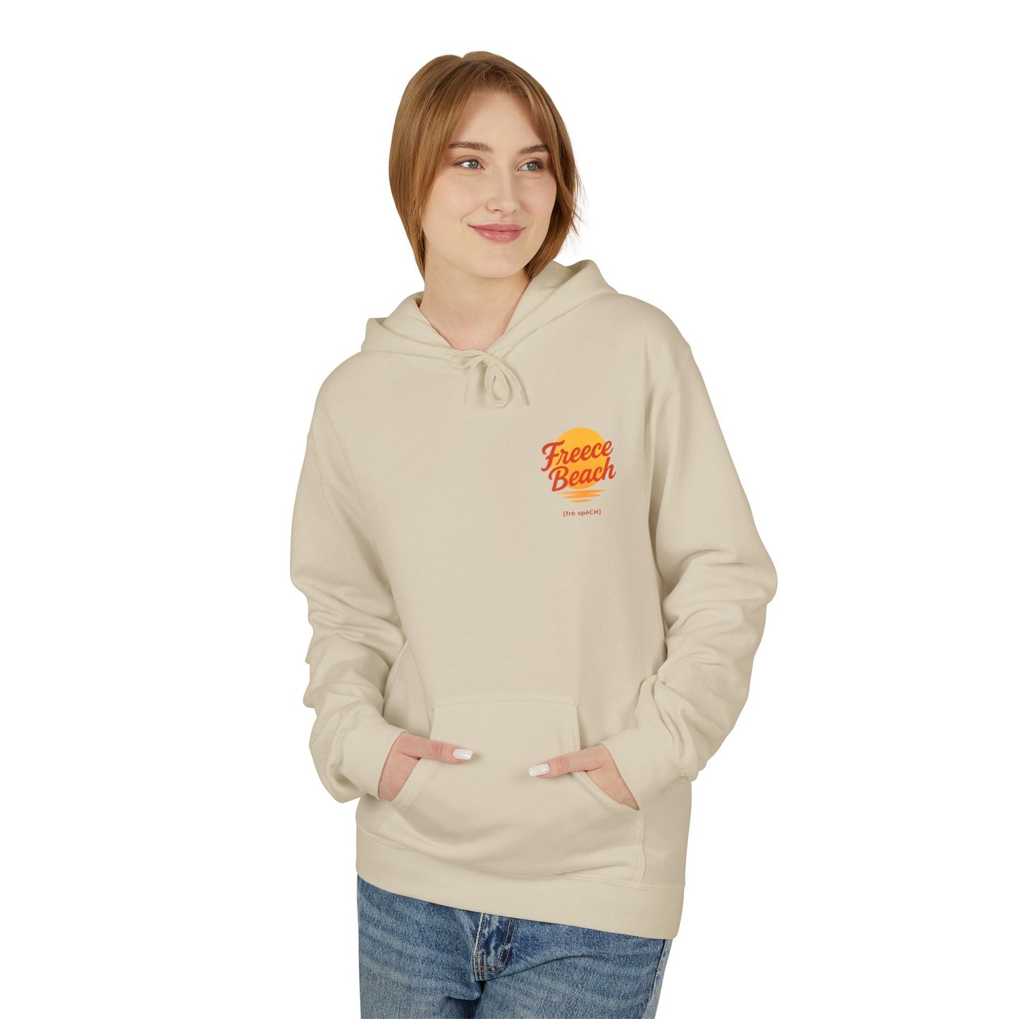 Freece Beach Hoodie - Sunset Logo Pullover
