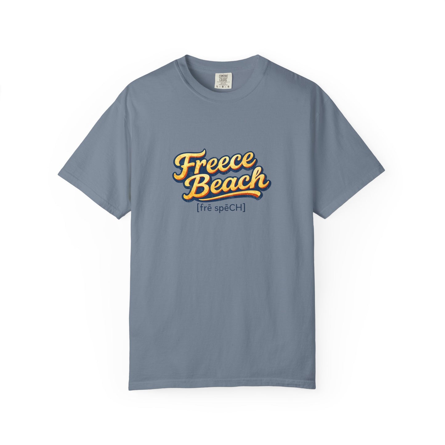 Freece Beach Graphic T-Shirt — Vintage Surf Logo Tee