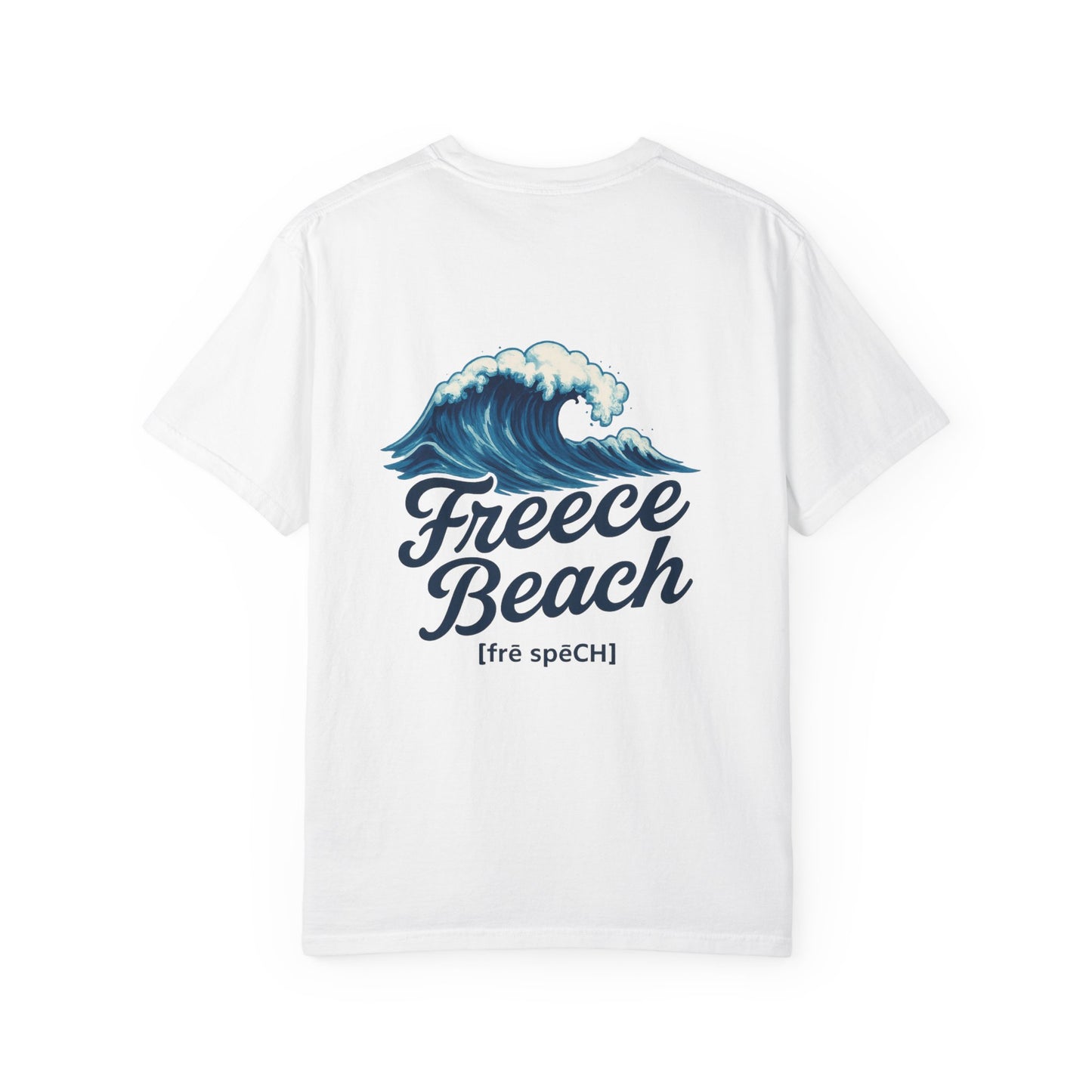 Freece Beach Graphic T‑Shirt — Coastal Wave Logo Tee