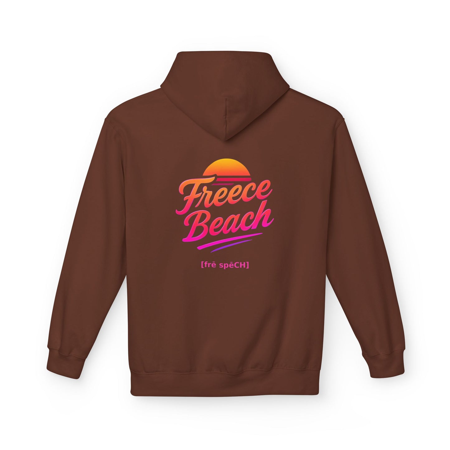Freece Beach Hoodie - Warm Neon Logo Pullover