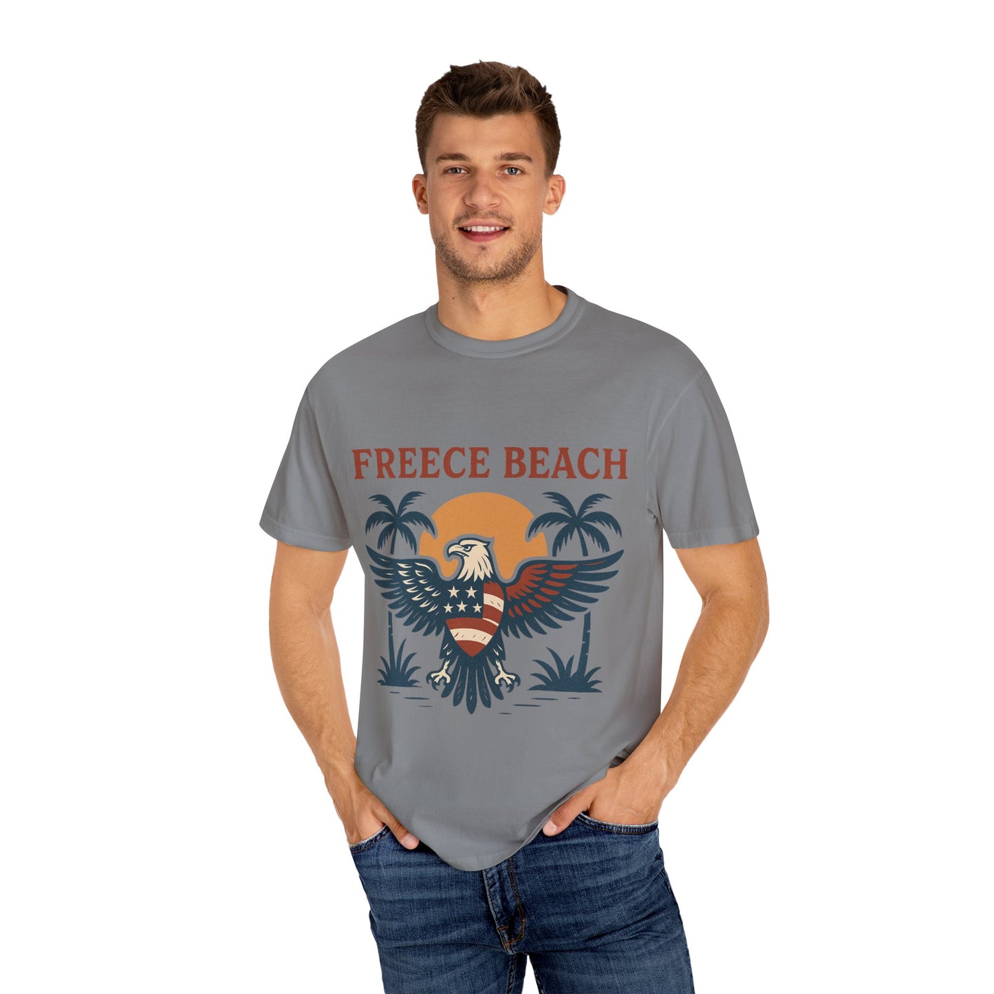 Freece Beach Liberty Eagle Tee