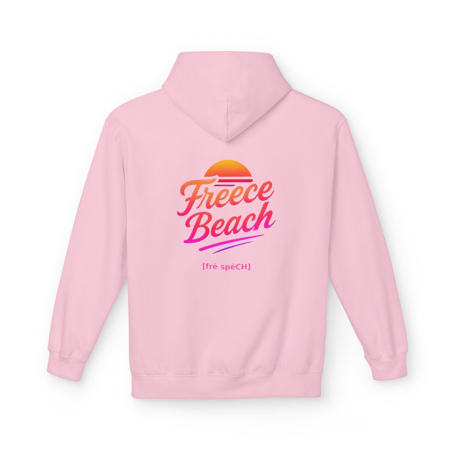 Freece Beach Hoodie - Warm Neon Logo Pullover