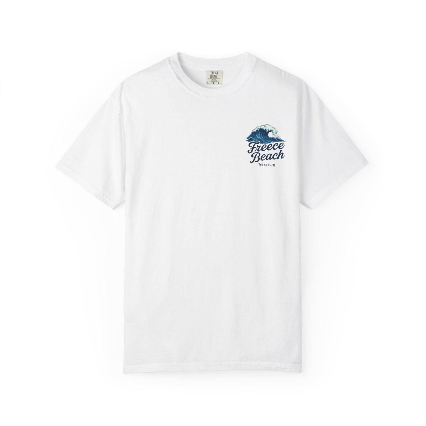 Freece Beach Graphic T‑Shirt — Coastal Wave Logo Tee