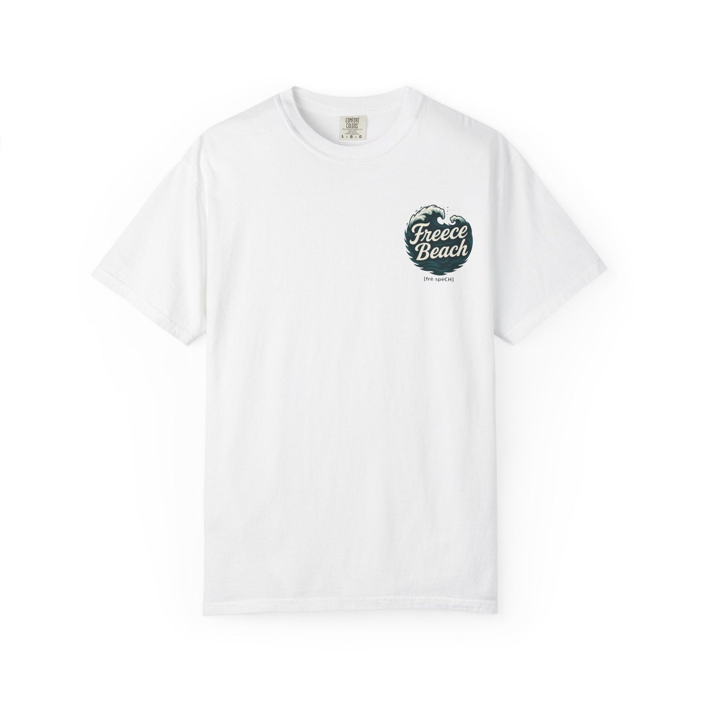 Freece Beach Graphic T-Shirt — Rolling Surf Logo Tee