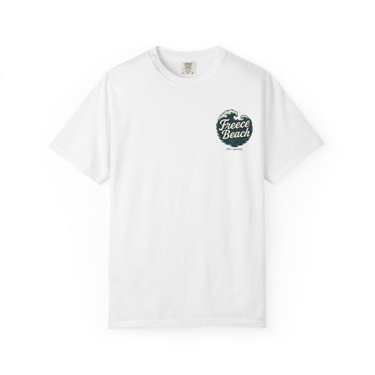 Freece Beach Graphic T-Shirt — Rolling Surf Logo Tee