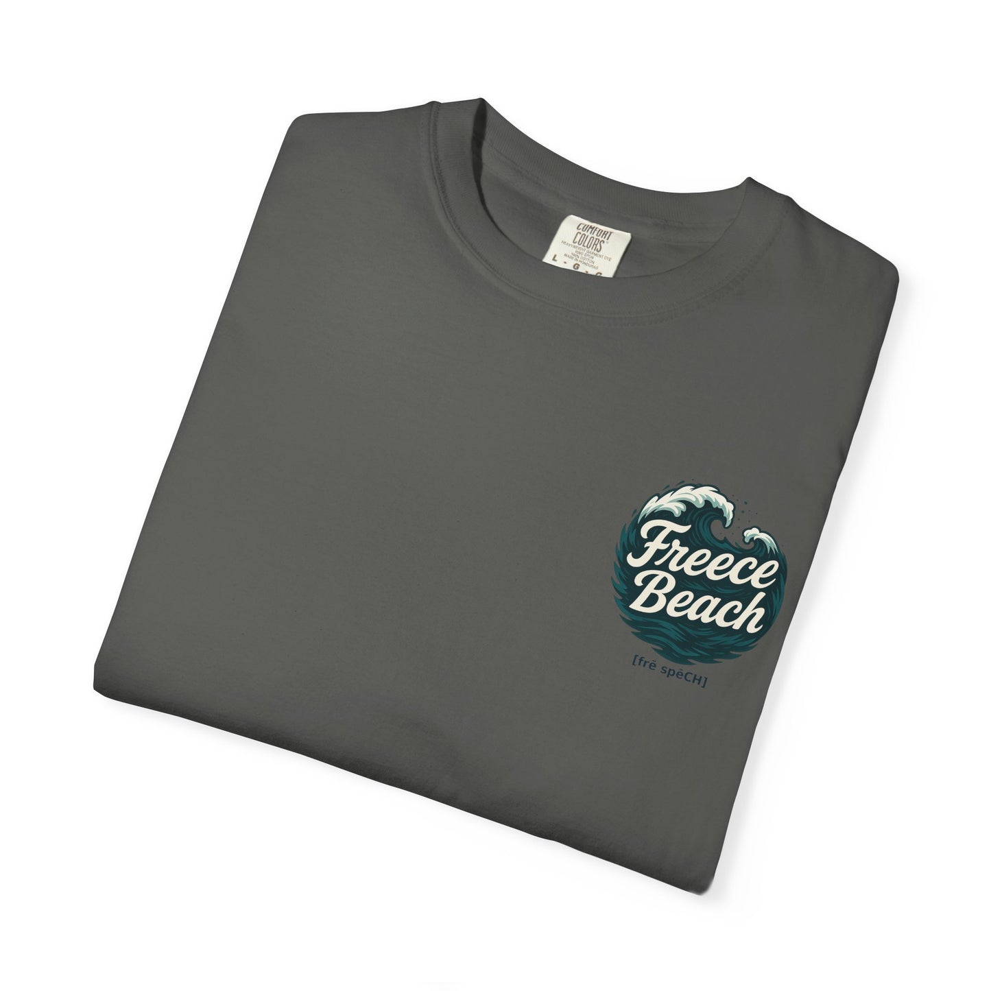 Freece Beach Graphic T-Shirt — Rolling Surf Logo Tee