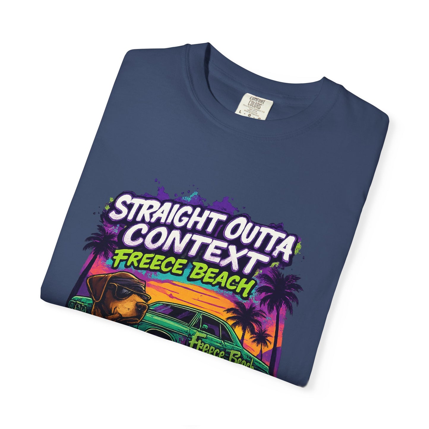 Freece Beach Graphic T-Shirt -Straight Outta Context