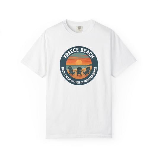 Version 1 | Freece Beach “Deck Chair Nation of Independence” Tee