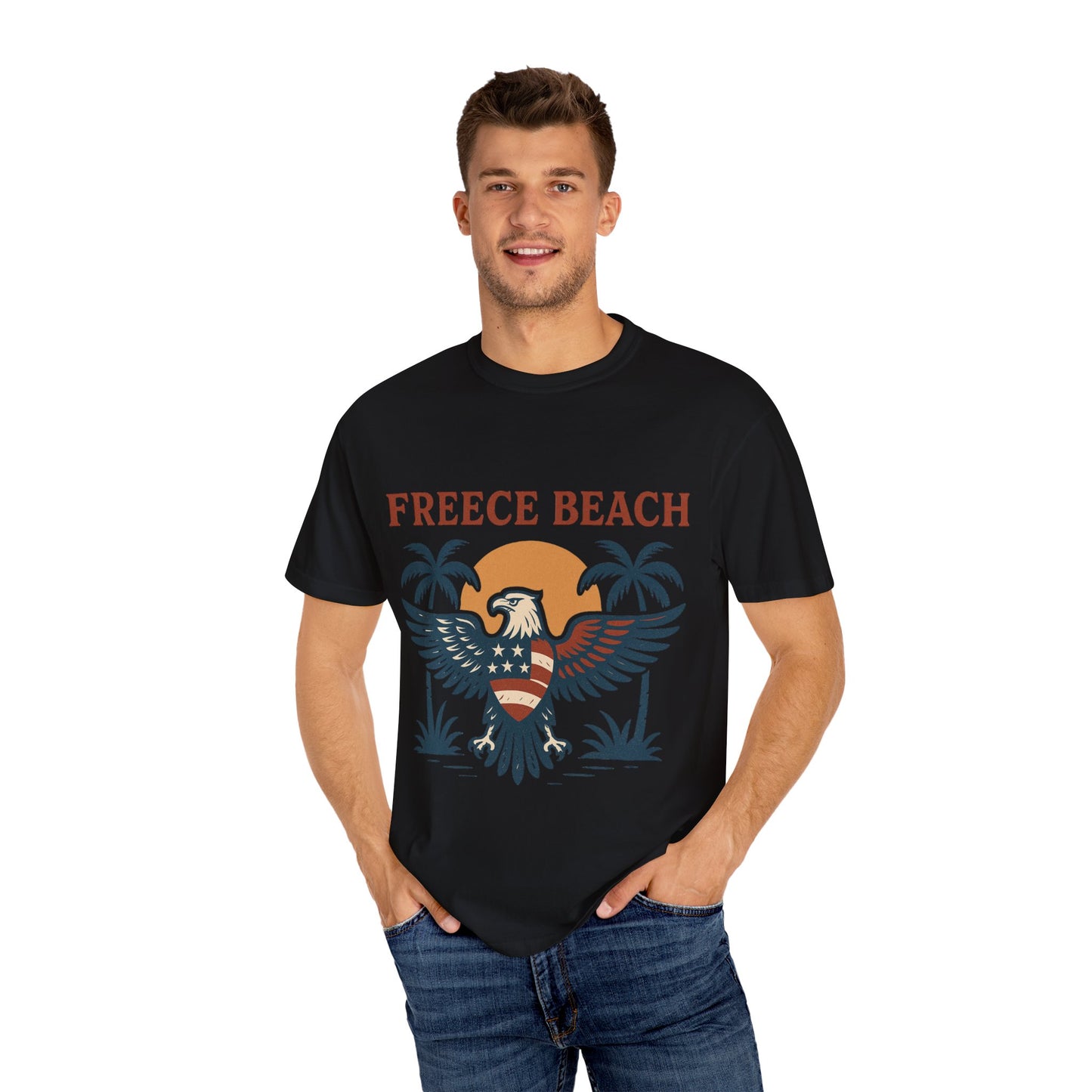 Freece Beach Liberty Eagle Tee