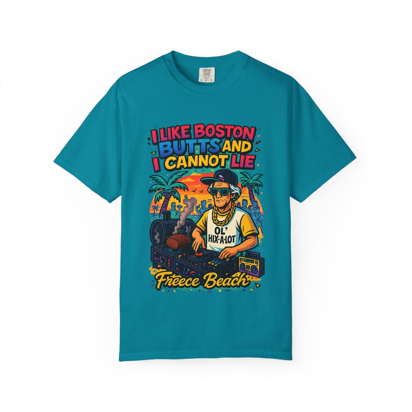 Freece Beach Graphic T-Shirt - Boston Butts