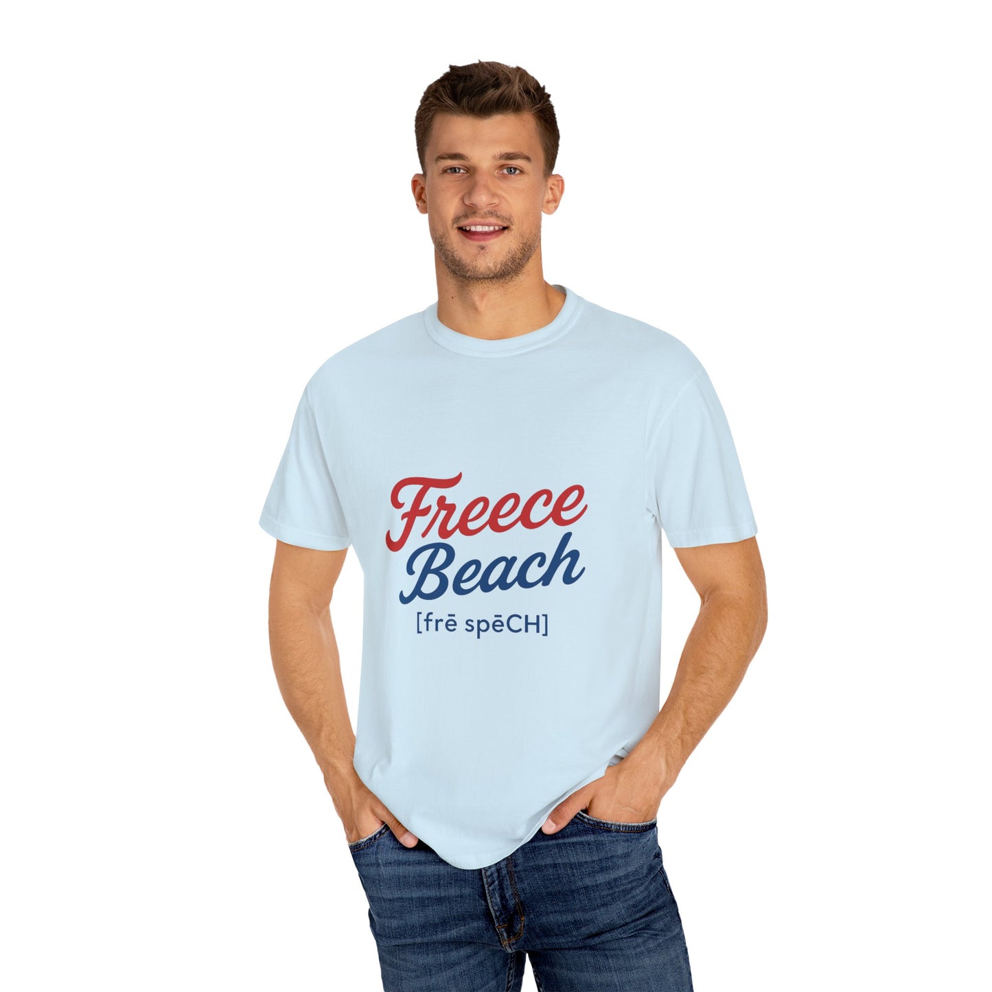 Freece Beach Logo Tee – Patriot Edition