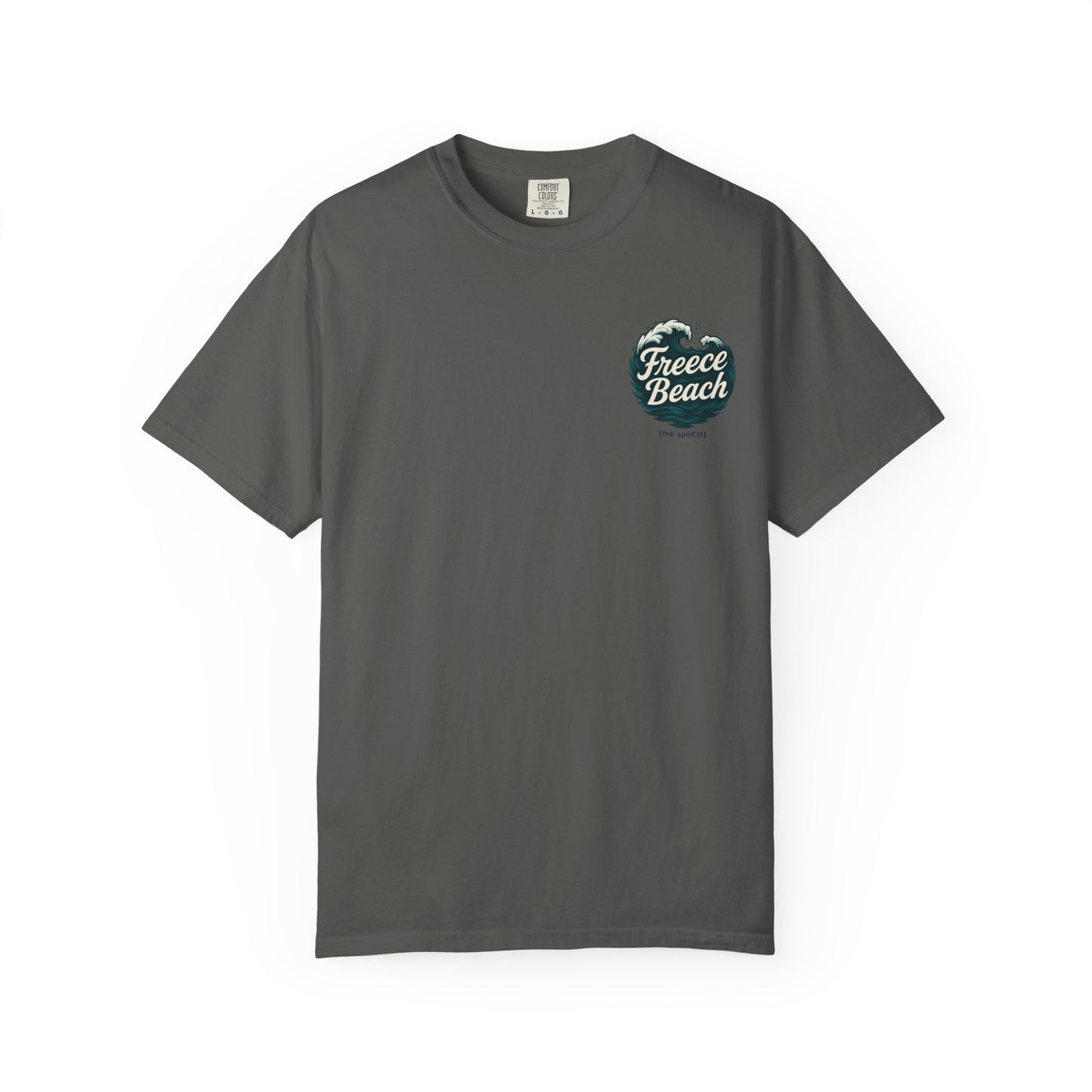 Freece Beach Graphic T-Shirt — Rolling Surf Logo Tee