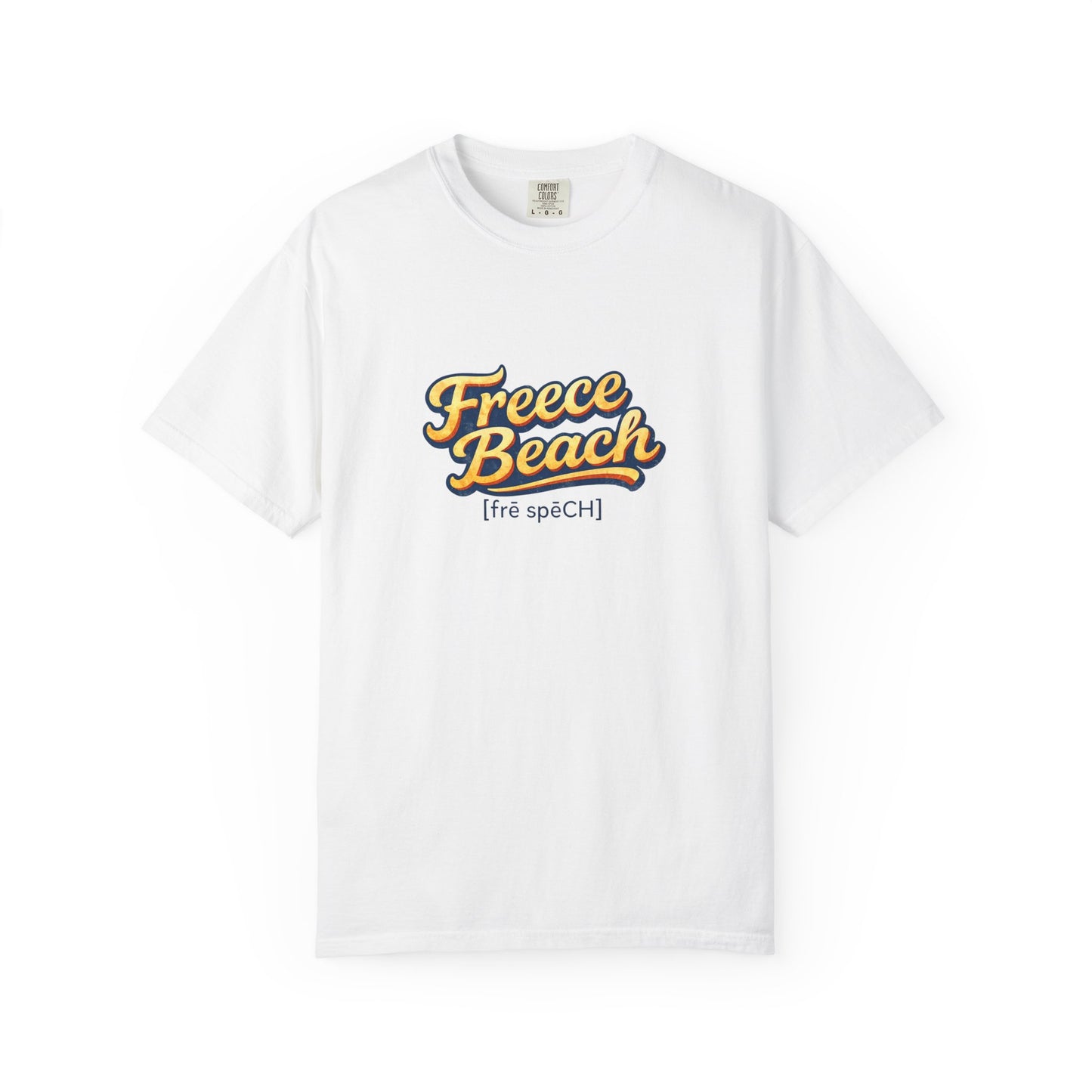 Freece Beach Graphic T-Shirt — Vintage Surf Logo Tee