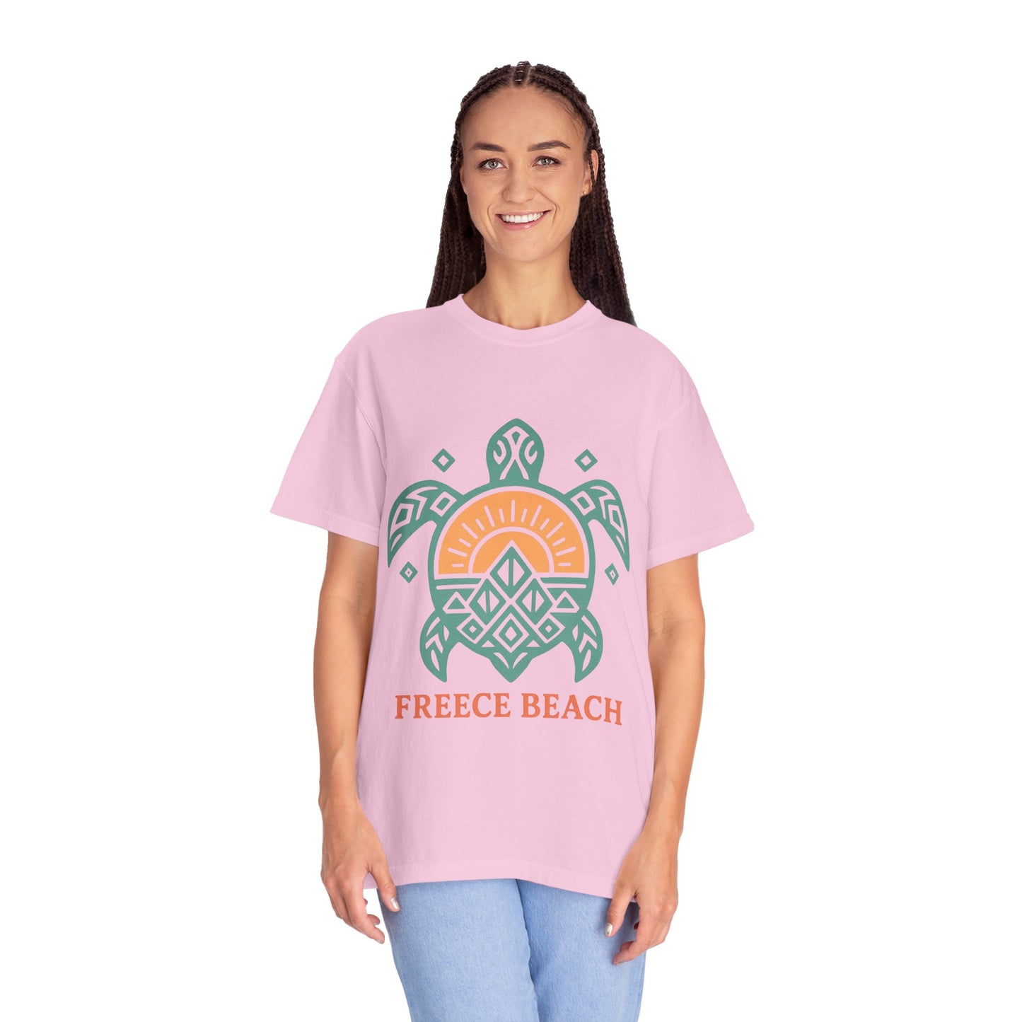 Freece Beach Tribal Turtle Tee