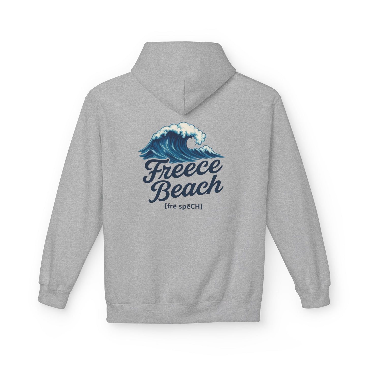 Freece Beach Hoodie — Coastal Wave Logo Pullover