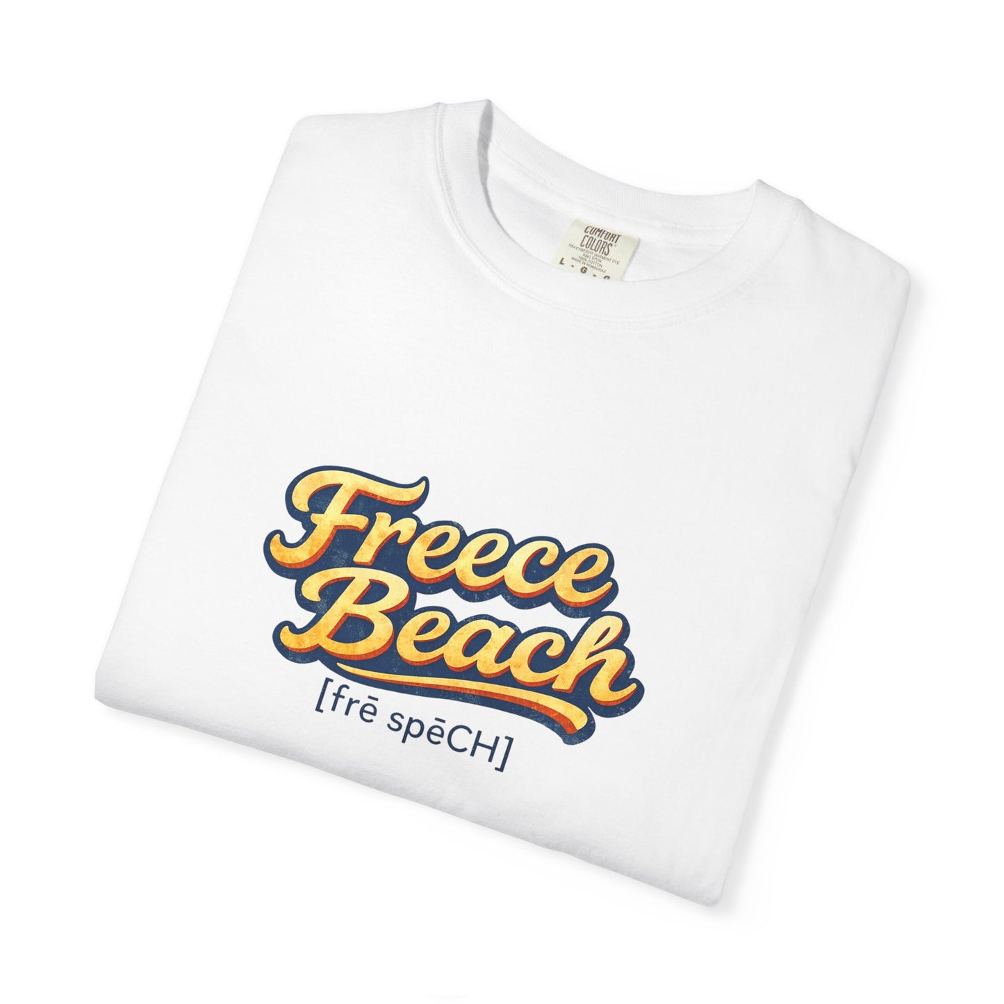 Freece Beach Graphic T-Shirt — Vintage Surf Logo Tee