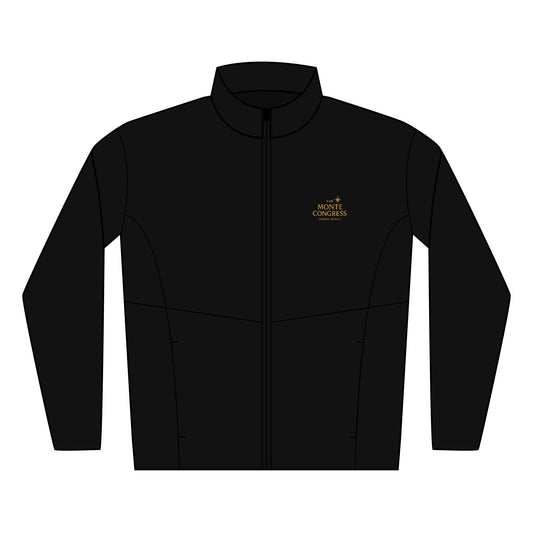The Monte Congress Men's Soft Shell Jacket – Embroidered Logo, Weather-Resistant Workwear