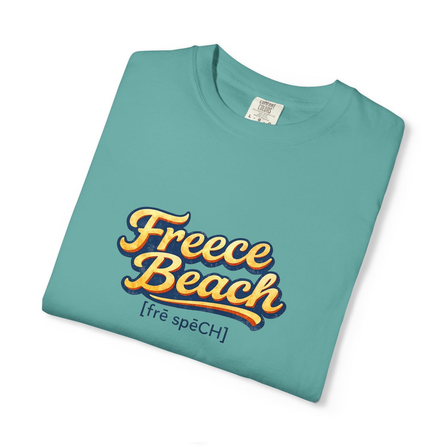 Freece Beach Graphic T-Shirt — Vintage Surf Logo Tee