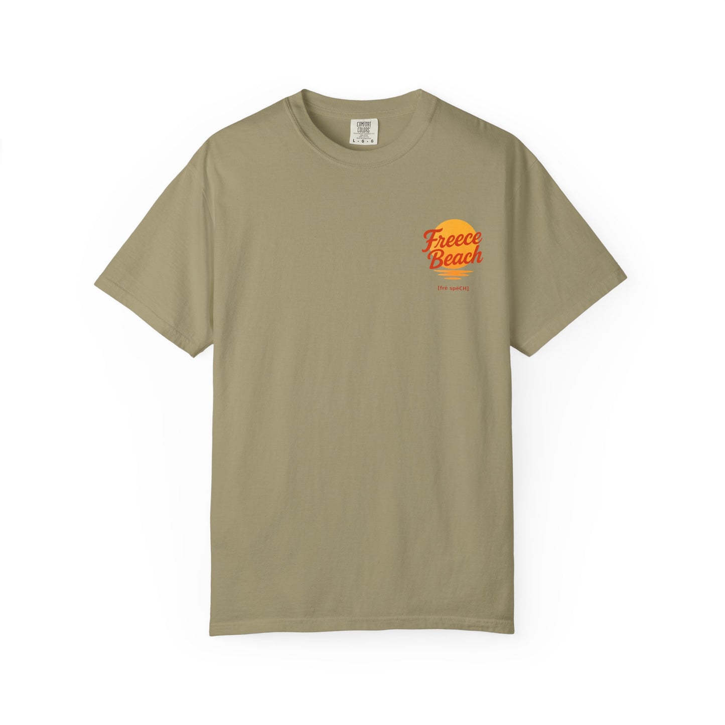 Freece Beach Graphic T-Shirt — Sunset Logo Tee