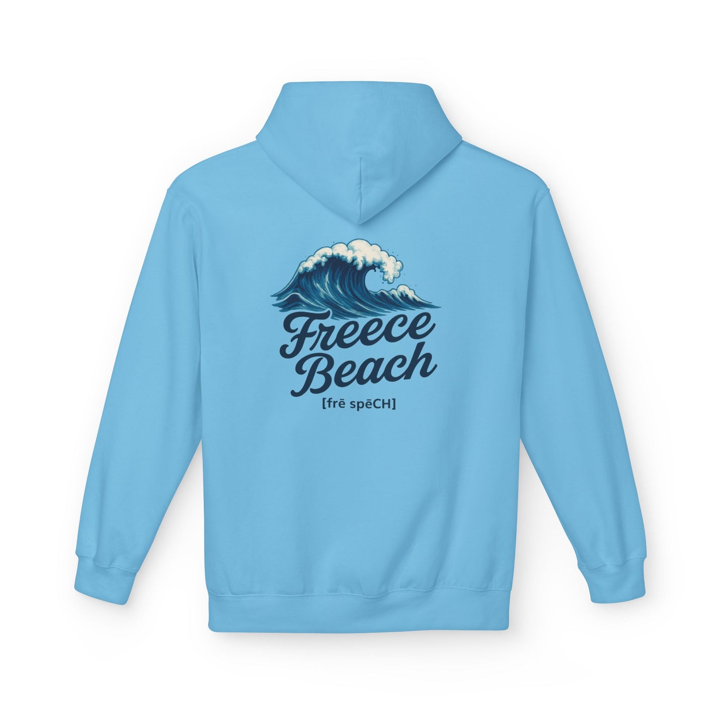 Freece Beach Hoodie — Coastal Wave Logo Pullover