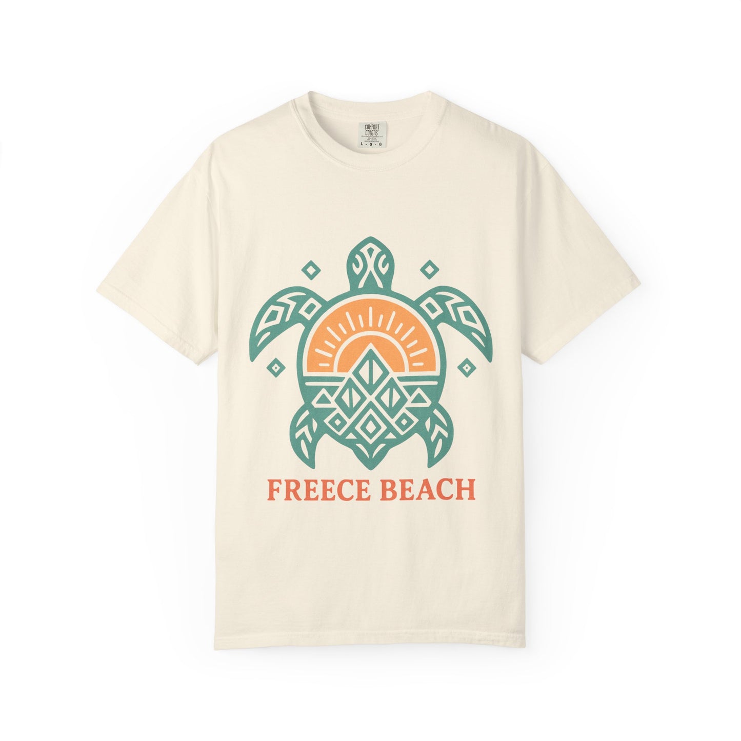 Freece Beach Tribal Turtle Tee