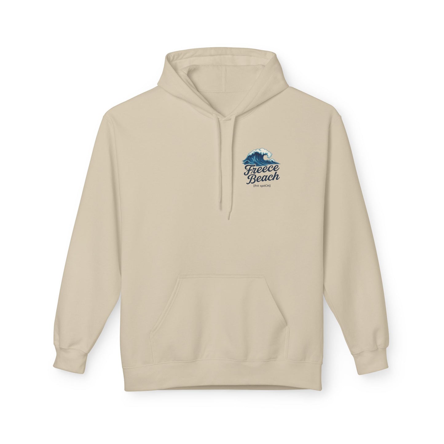 Freece Beach Hoodie — Coastal Wave Logo Pullover