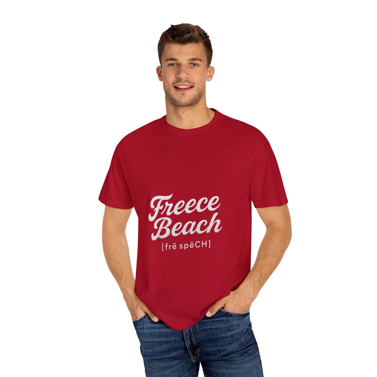 Freece Beach Graphic T-Shirt