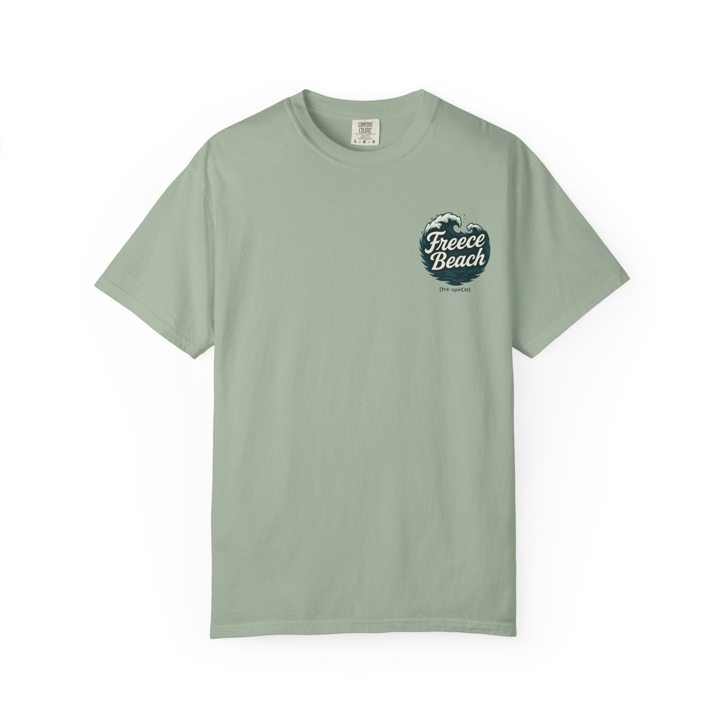 Freece Beach Graphic T-Shirt — Rolling Surf Logo Tee