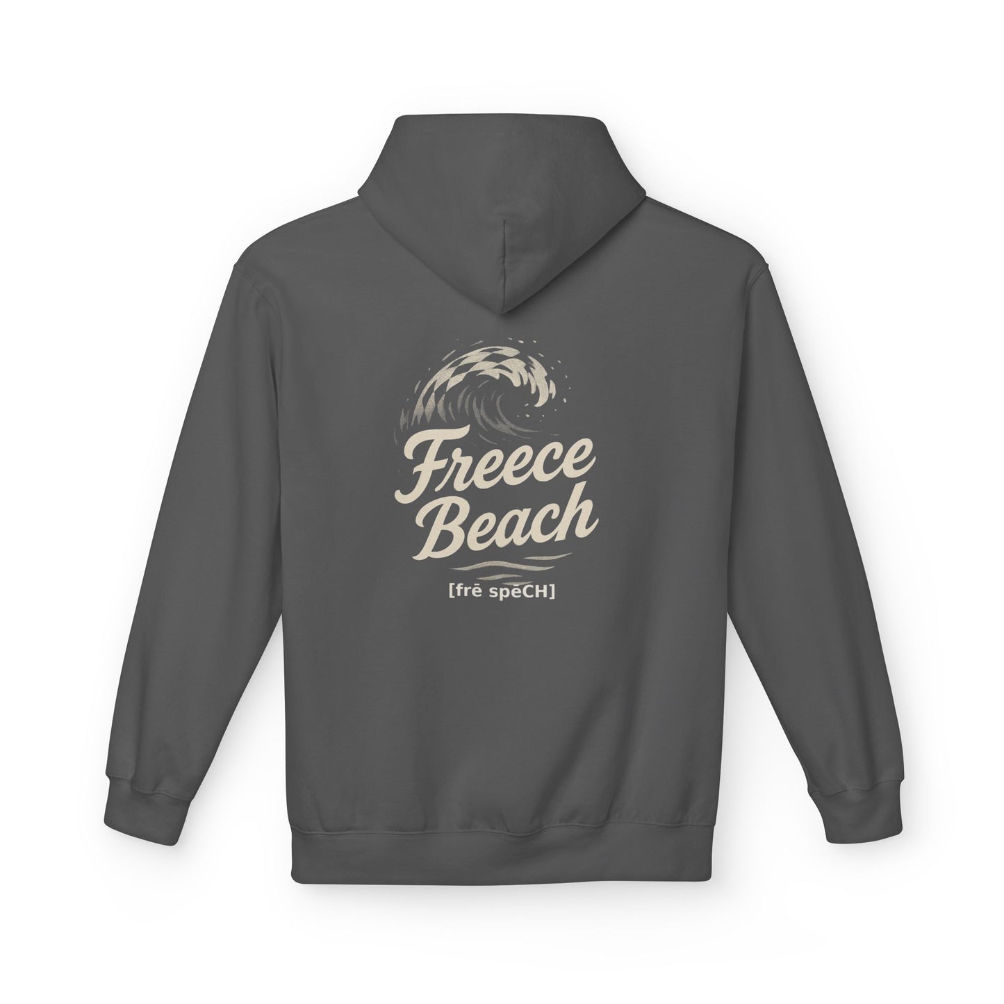 Freece Beach Hoodie - Checkered Wave Logo Pullover