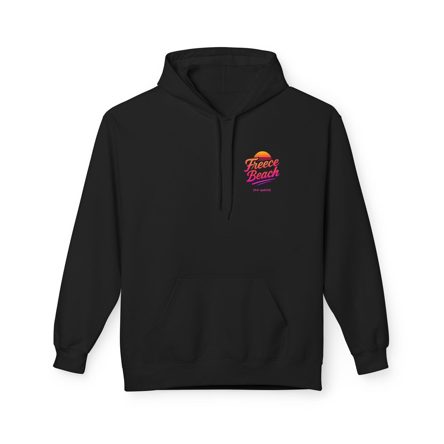 Freece Beach Hoodie - Warm Neon Logo Pullover
