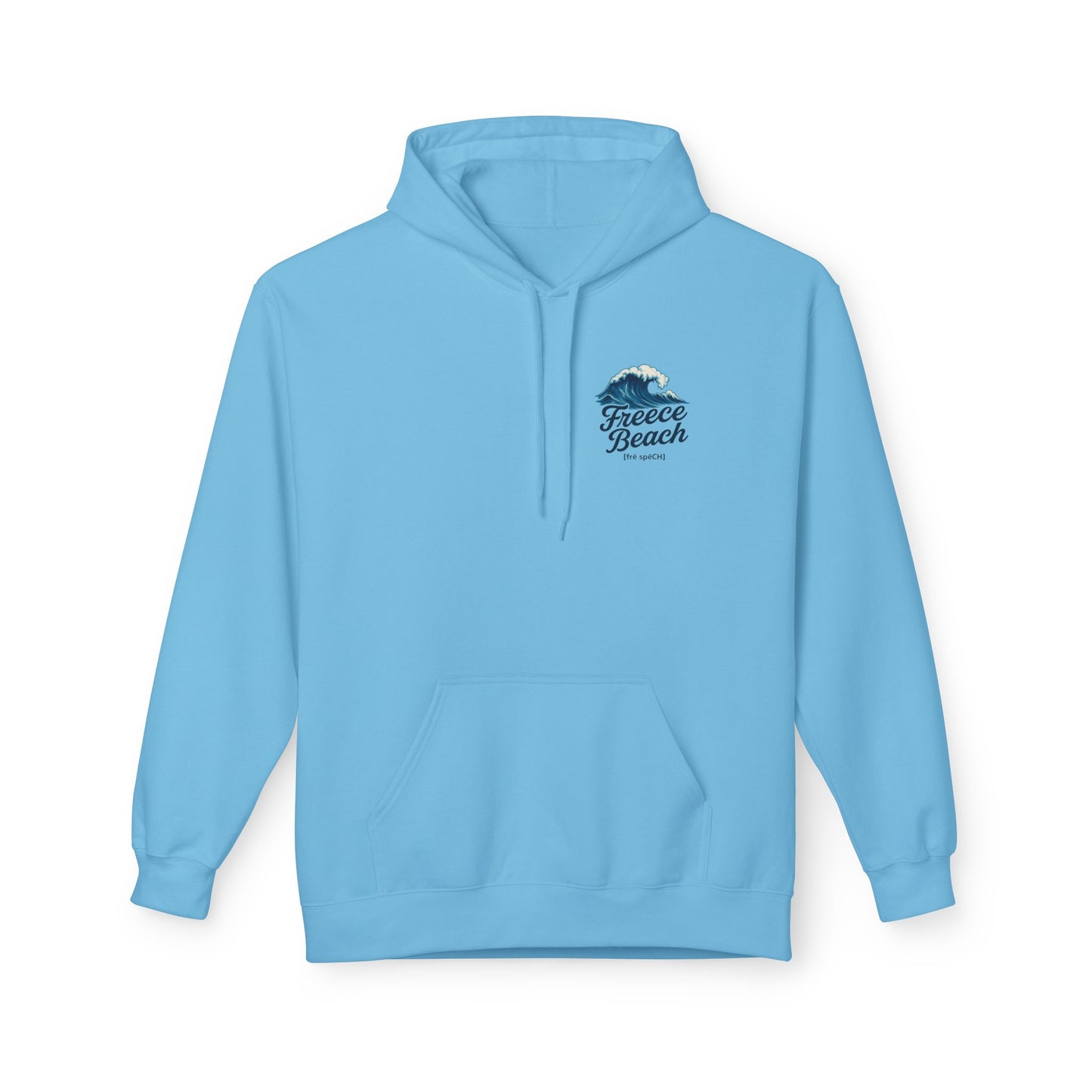 Freece Beach Hoodie — Coastal Wave Logo Pullover