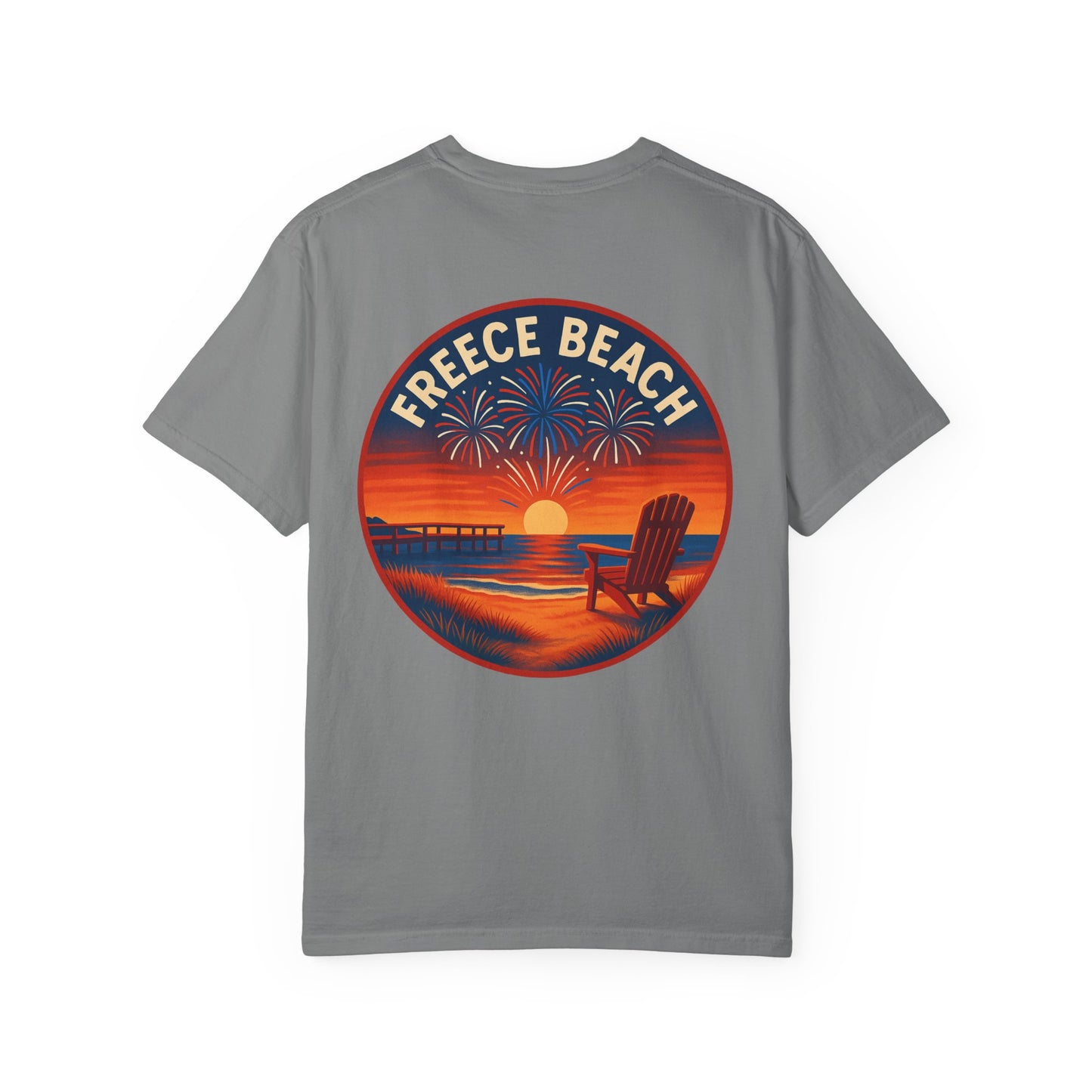 Freece Beach Graphic T-Shirt -