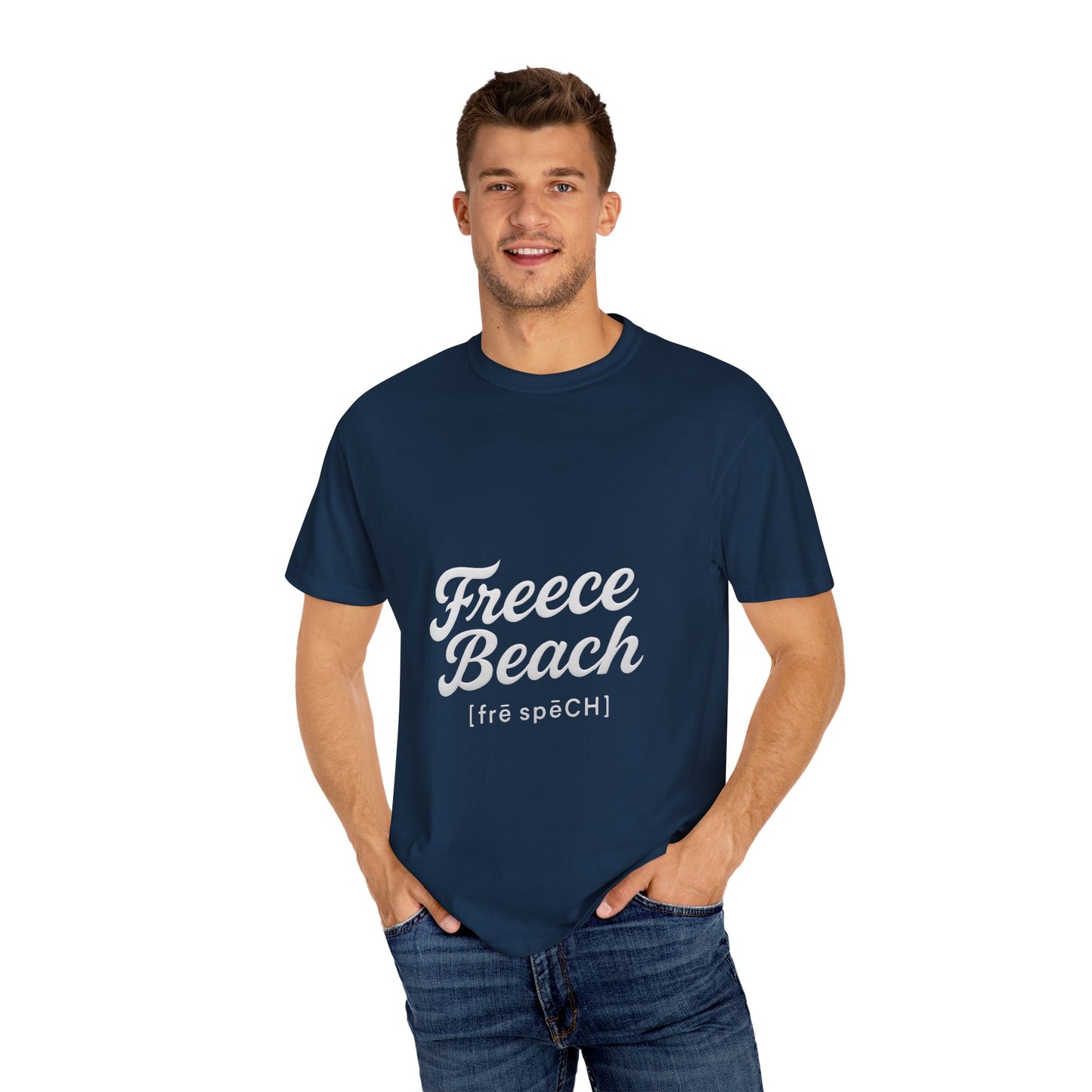 Freece Beach Graphic T-Shirt