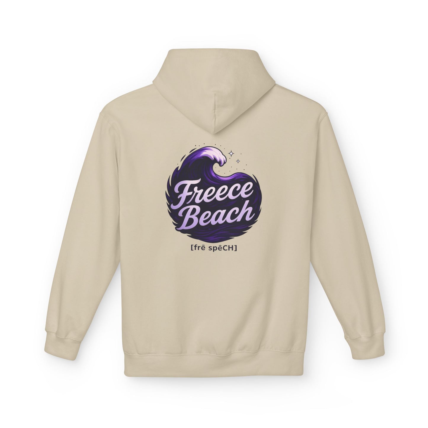 Freece Beach Hoodie - Oceanic Night Logo Pullover