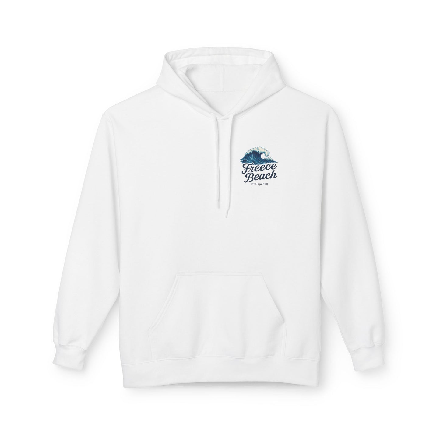 Freece Beach Hoodie — Coastal Wave Logo Pullover