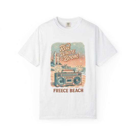 Freece Beach “Red, White & Boom” Tee