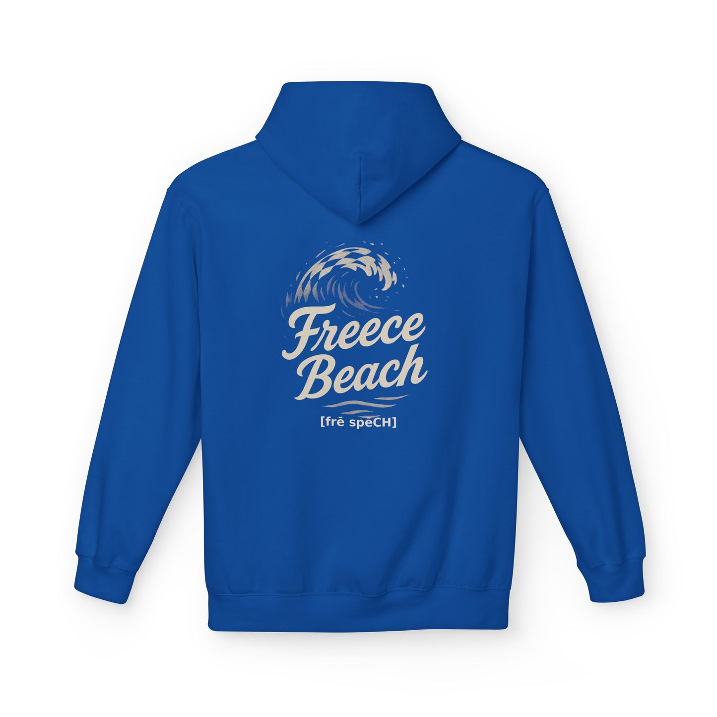 Freece Beach Hoodie - Checkered Wave Logo Pullover