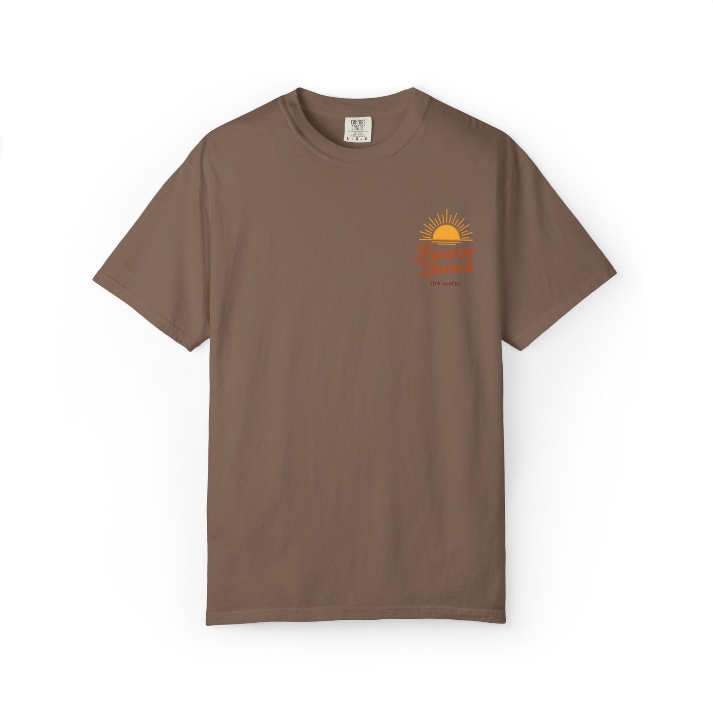 Freece Beach Graphic T-Shirt - Simple Sun Logo Tee