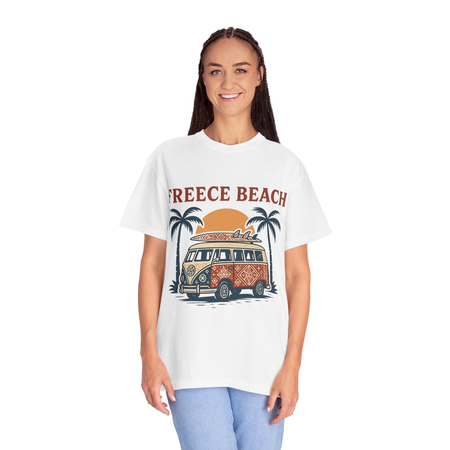 Freece Beach Tribal Van Tee – Patriotic Edition